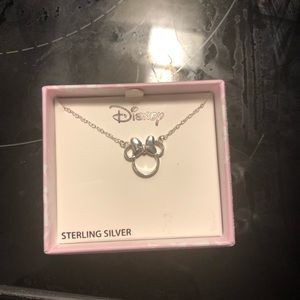 Sterling Silver Disney Minnie Mouse Necklace